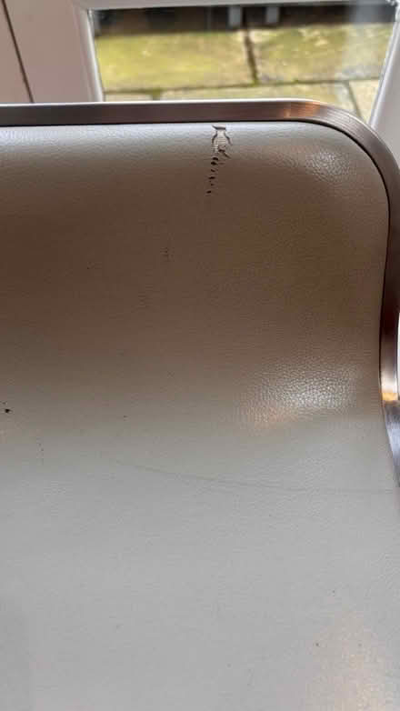 Photo of free 2 x Brushed Steel bar stools - grey (North Kingston KT2) #3