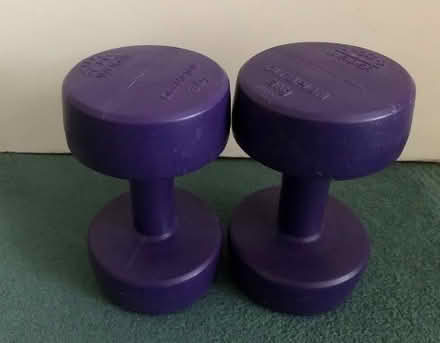 Photo of free Pair of 3kg Dumbbells (Central Chichester, PO19) #1