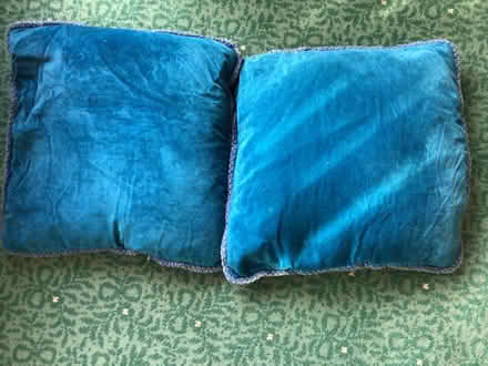 Photo of free 2 velvety cushions (Sidley TN40) #1