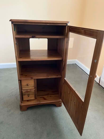 Photo of free Ducal pine hi-fi cabinet (Welwyn Garden City AL8) #2