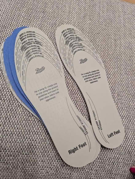 Photo of free 3 pairs of new insoles (Swarkestone DE73) #1