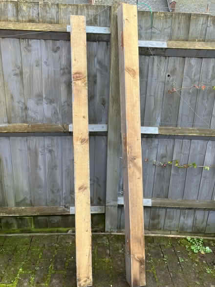 Photo of free 2 fence posts (Hornsey N8) #2