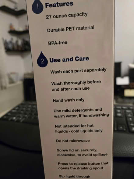 Photo of free New - water bottle (Hell's Kitchen/Midtown West) #2