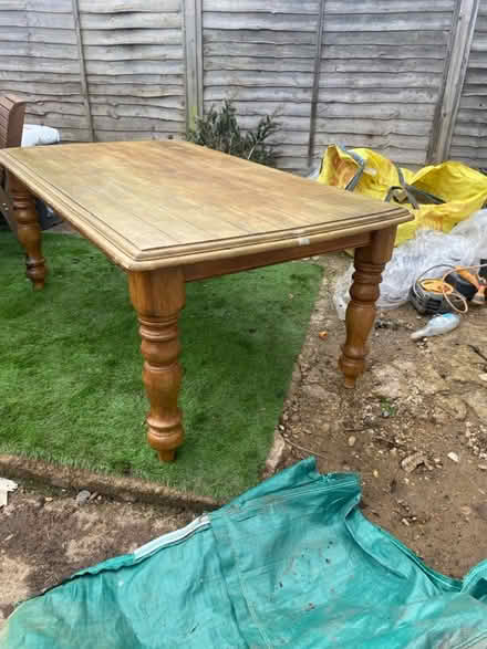 Photo of free Strong wooden dining table (Caversham RG4) #1
