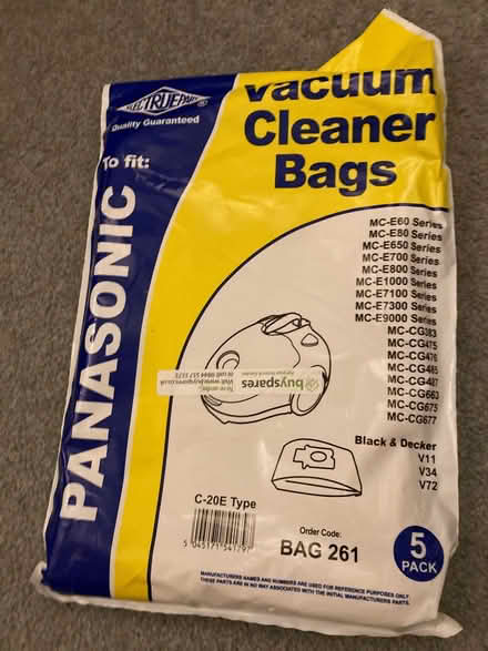 Photo of free Vacuum cleaner bags (Abingdon OX14) #1