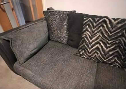 Photo of free Black & Grey Scatter Back Sofa (CT9) #3