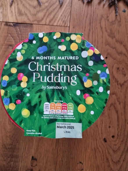 Photo of free Christmas pudding (Odd Down) #1