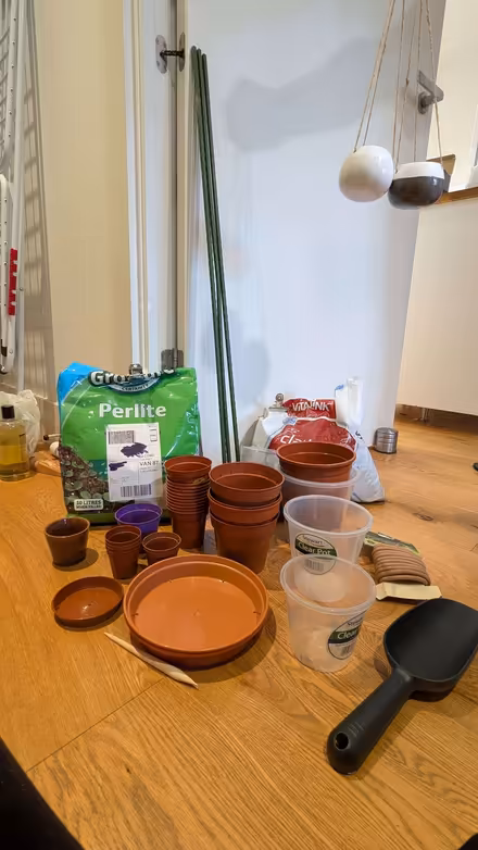 Photo of free Huge assorment of plant pots and supplies. (Finsbury Park N7) #1