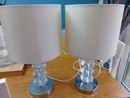 Photo of free Pair of table lamps (Gobowen SY10) #1