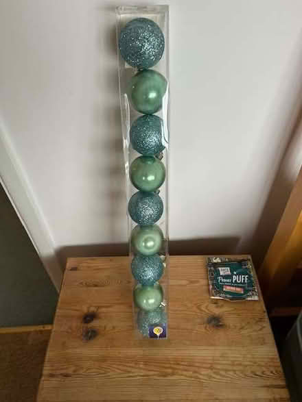 Photo of free Xmas Tree Decorations/Baubles (Blue) (Wallington PO16) #1