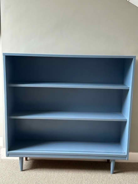 Photo of free Blue painted shelves (Ballinteer) #1