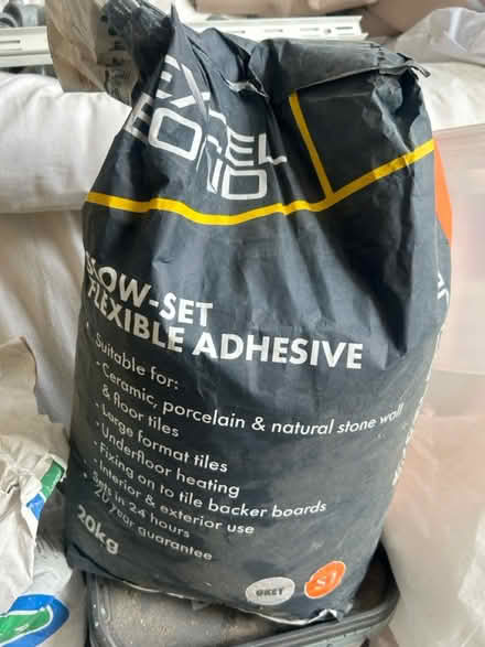 Photo of free Tile adhesive (Upper Beeding) #1