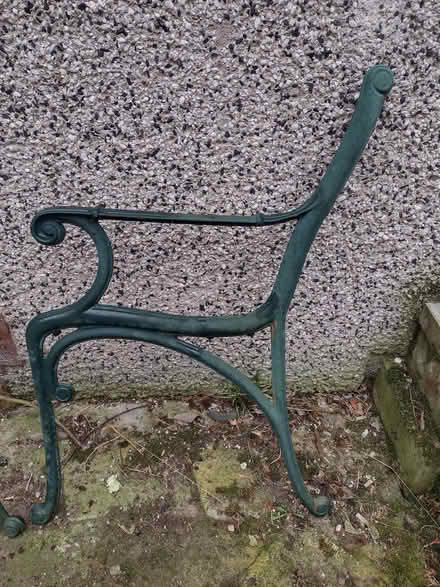 Photo of free Cast iron bench ends (Barnhill DD5) #3