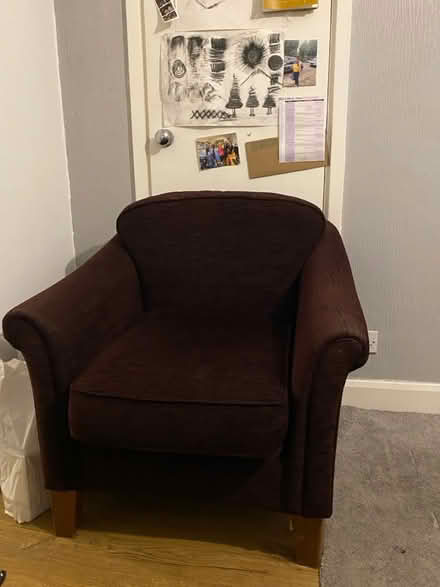 Photo of free Cozy armchair, desk, office chair (E4) #1
