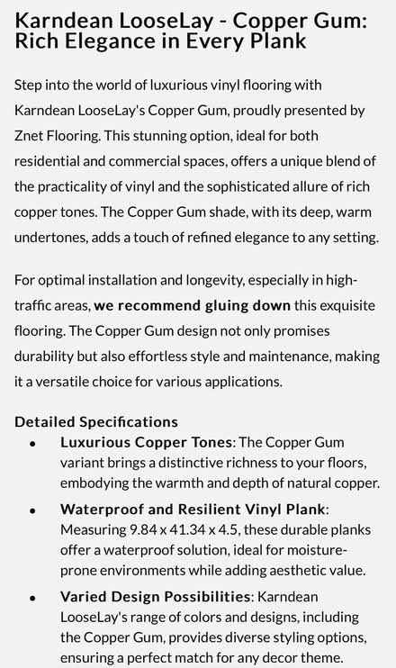 Photo of free New Vinyl Flooring (San Rafael) #3