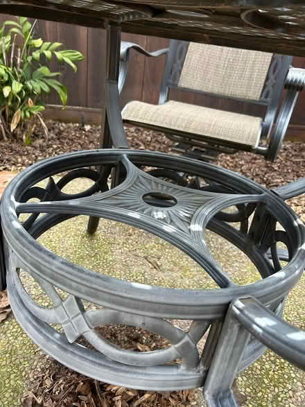 Photo of free Patio Furniture (Table + 4 chairs) (Willowgate) #3