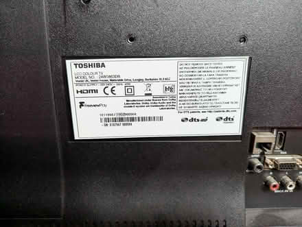 Photo of free 24 inch Toshiba TV (Alderley Edge SK9) #2