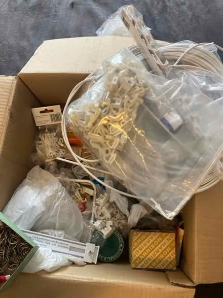 Photo of free Box of curtain rail accessories (West London W3. Acton) #3