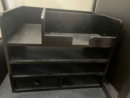 Photo of free black desk organiser (SK1, central stockport) #2