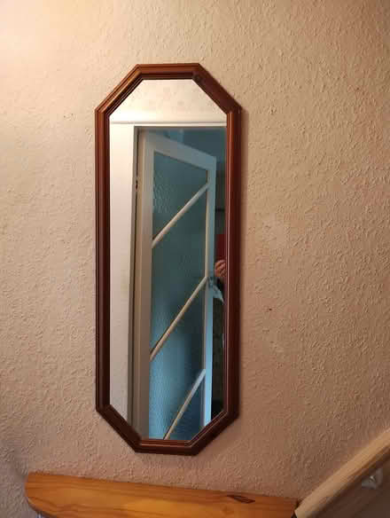 Photo of free Wooden mirror (Freehold LA1) #1