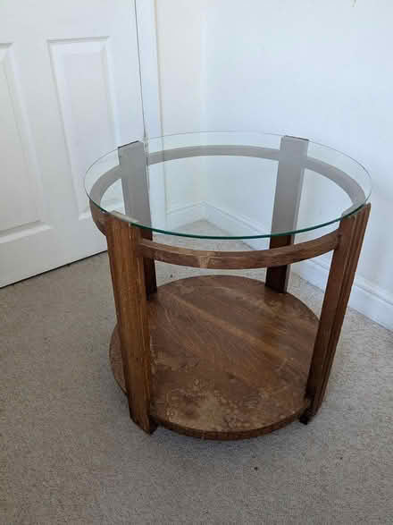 Photo of free Glass top table (South Abingdon OX14 5) #1