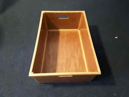 Photo of free Wooden, wedge-shaped carry box (Blacon CH1) #2