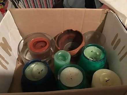 Photo of free Assorted partly used candles and containers (BT8) #2