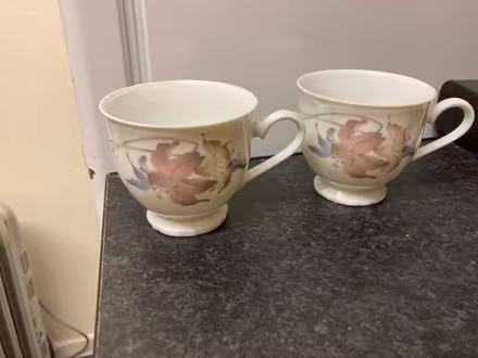 Photo of free Two China Floral teacups (The Inch EH16) #1