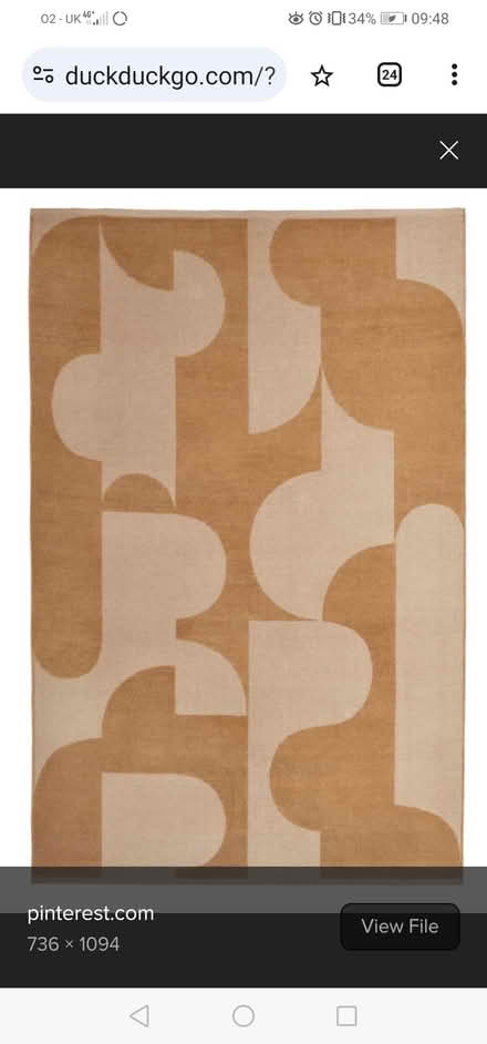 Photo of free Ikea flat woven rug (Victoria SW1) #2