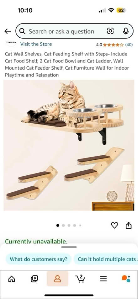 Photo of free Cat feeding shelf (Eckington) #1