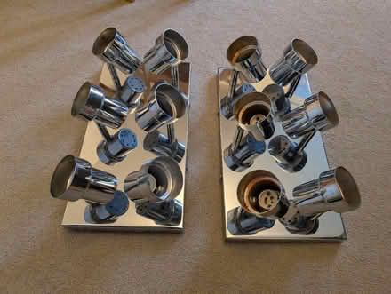 Photo of free Chrome ceiling lights (Bishop's Cleeve) #1