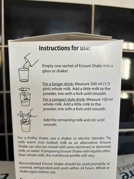 Photo of free Ensure nutritional shakes (WGC) #3