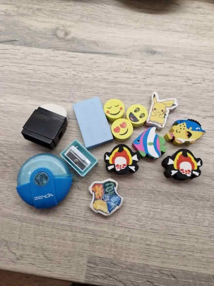 Photo of free Kids rubbers and pencil sharpeners (Falsgrave, Scarborough) #1