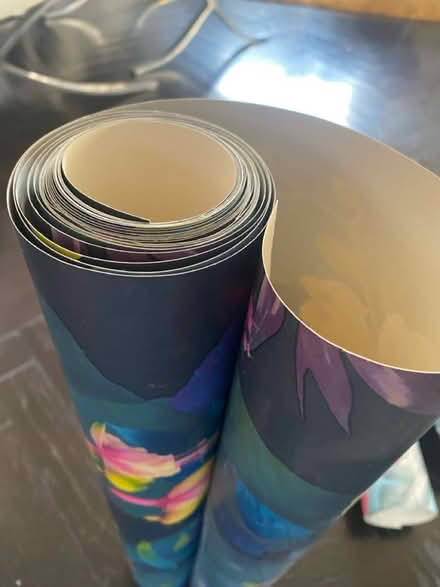 Photo of free Wallpaper ends and chalkboard roll (Stockwell) #2