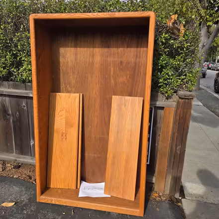 Photo of free Beautiful Oak Bookshelf (360 Chiquita Avenue MV) #1