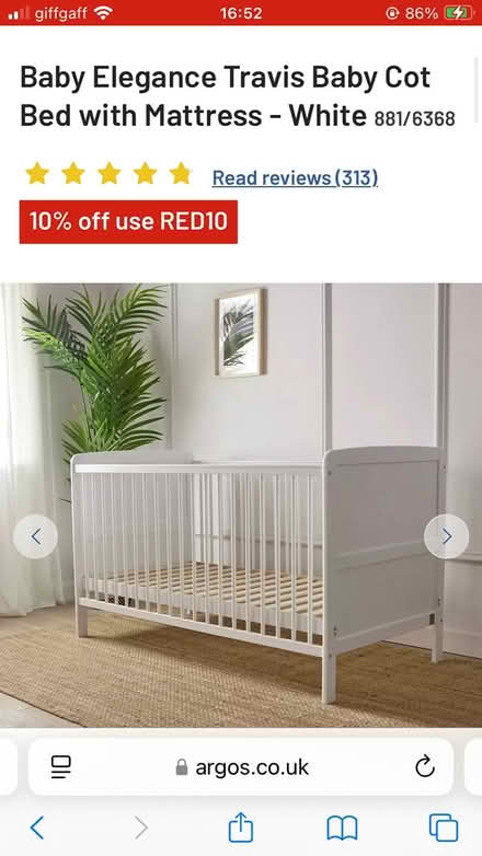 Photo of free Baby cot/ toddler bed (Eltham SE9) #1