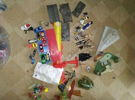 Photo of free Assorted toys. Action figures, space ship, G-force car trac (Shotover OX3) #1