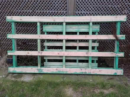 Photo of free Two wooden pallets (Kendal LA9) #1