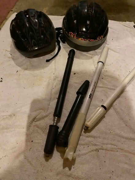 Photo of free Cycle helmets and pumps -HP1 (Hemel Hempstead HP1) #1