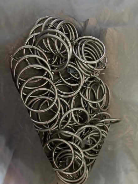 Photo of free Metal curtain rings (Godstone) #1