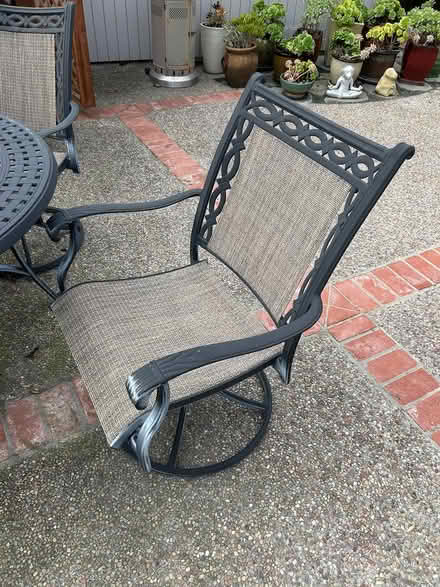 Photo of free Patio Furniture (Table + 4 chairs) (Willowgate) #2