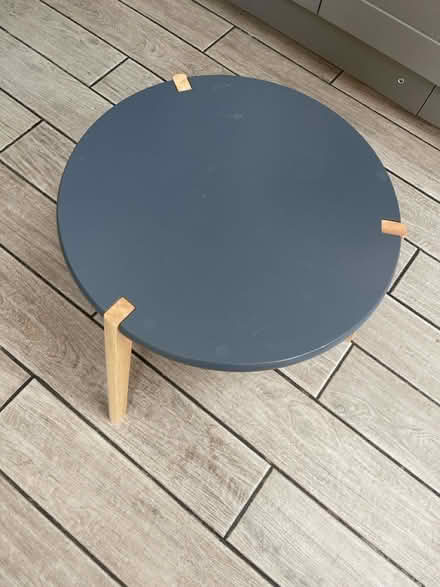 Photo of free Round grey coffee table (West Bridgford NG2) #1
