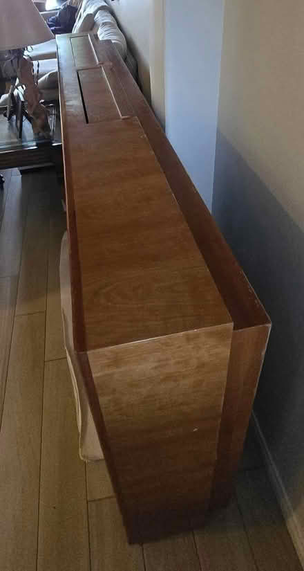 Photo of free Twin bed mattress/wood platform (Encinitas) #2