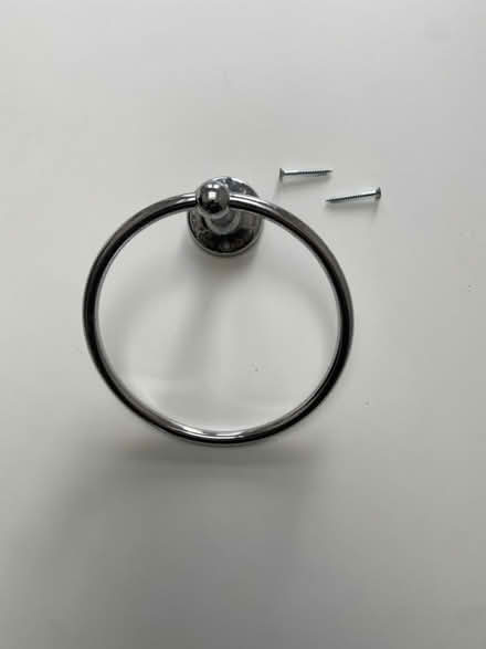 Photo of free Chrome towel Holder approx 15cm avrosd (Amersham Common HP7) #1