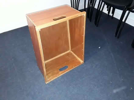 Photo of free Wooden, wedge-shaped carry box (Blacon CH1) #1