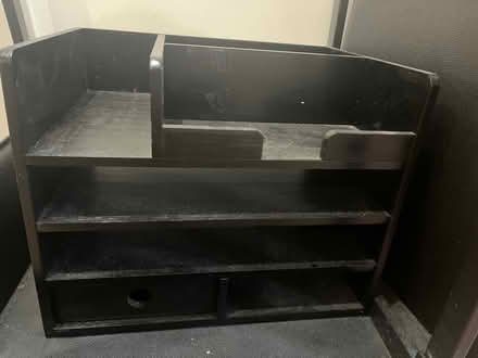 Photo of free black desk organiser (SK1, central stockport) #1