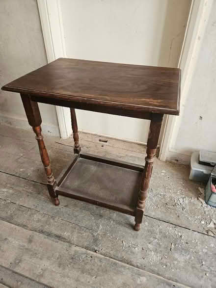 Photo of free Small varnished occasional table (Bohemia TN37) #1