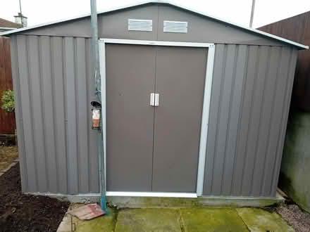 Photo of free Metal garden shed (Annalong, Co Down.) #1