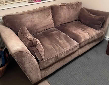 Photo of free 3 seater sofa (Barnard's Green WR14) #1