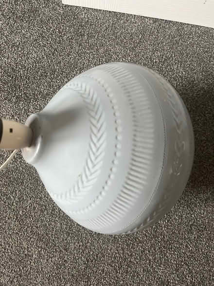 Photo of free Ceramic grey lamp base. (Attleborough NR17) #2